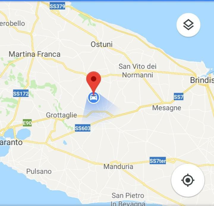 Ferienwohnung Masseria Cervellera Ceglie Messapica Exterior foto